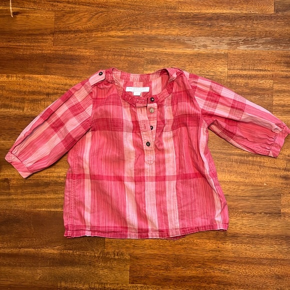 Burberry Children pink blouse size 3 - like new - Picture 1 of 5